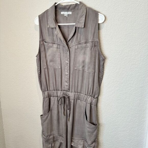 Young Fabulous & Broke Gray Jumpsuit - Picture 4 of 7